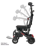 Rascal Power Mobility Carbon Cruiser Folding Power Chair