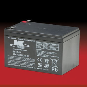 MK Battery 12 Amp. Sealed Lead Acid Battery Maintenance Free Rechargeable